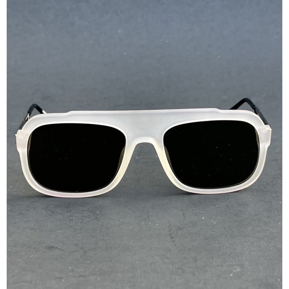 Thierry Lasry 57 19 140 Aviator Square Unisex White Sunglasses